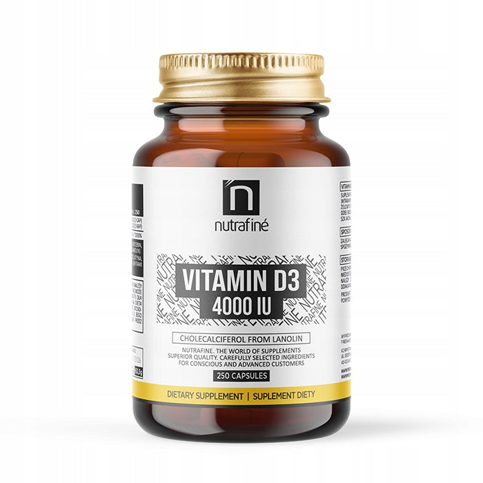 NUTRAFINE VITAMIN D3 STRONG 4000 IU 250 KAPS VITAMIN D SOFTGEL OIL