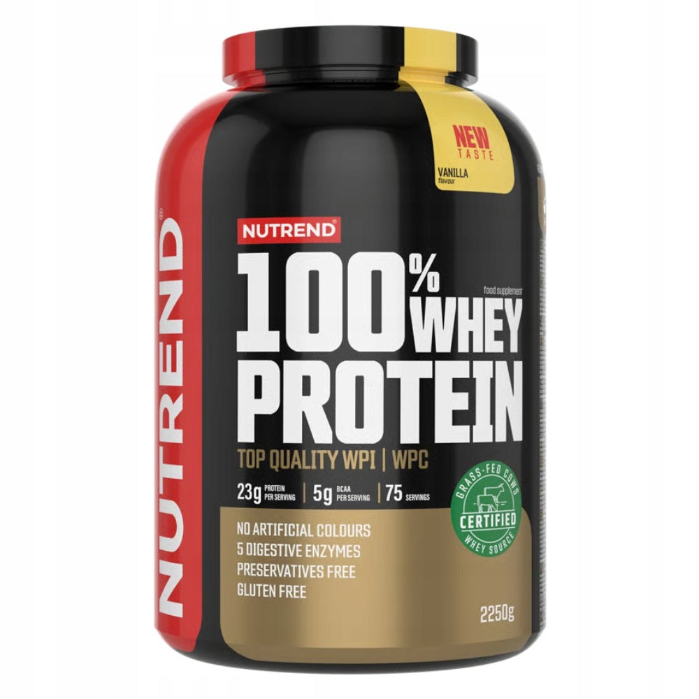 NUTREND 100% WHEY PROTEIN NUTRIENT COMPLEX PROTEIN WPC WPI WEIGHT 2250 g Expiration date at least six months from the date of purchase