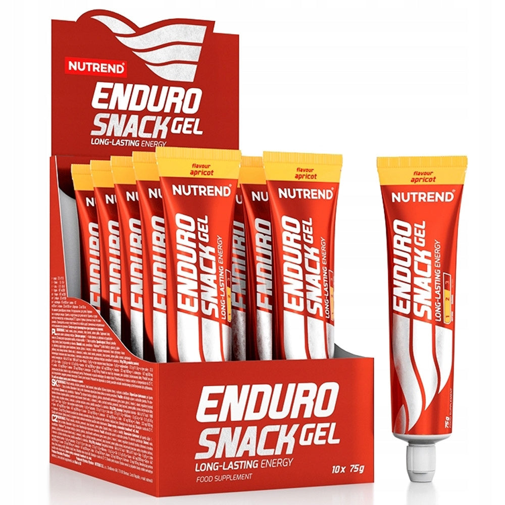 NUTREND Enduro Snack Gel Tube 10 X 75g BCAA L ALANINE CARBOHYDRATE TAURINE