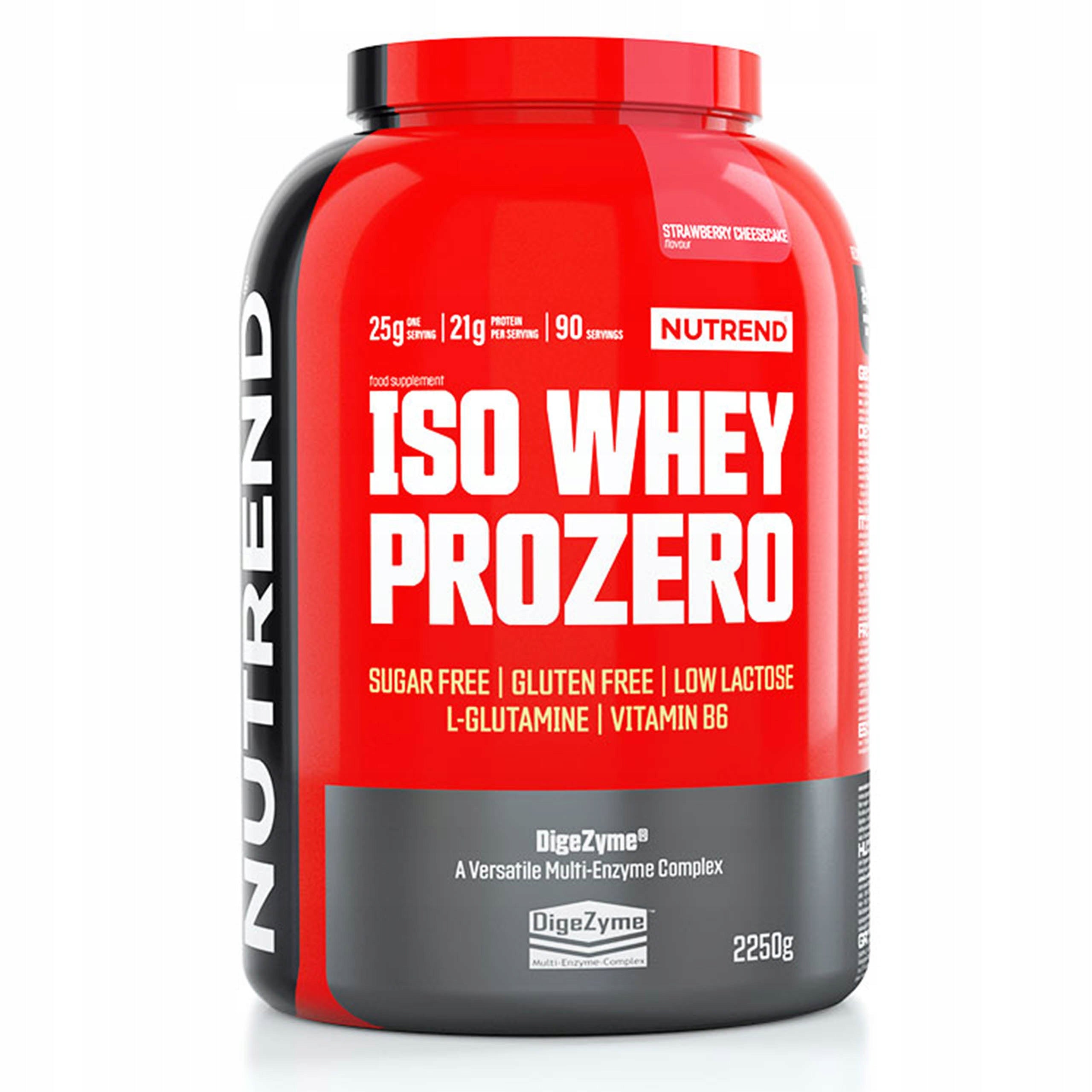 NUTREND Iso Whey Prozero - 2250g Strawberry Cheesecake