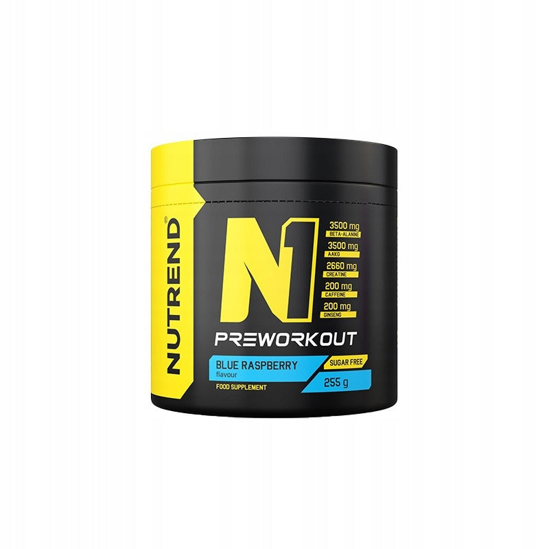 NUTREND N1 Pre-Workout - 255g Blue Raspberry