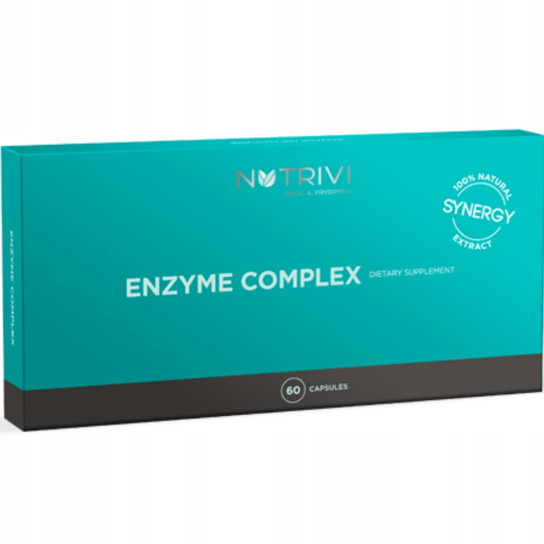 NUTRIVI Enzyme Complex bromelain papain plant enzymes 60 kaps. Packaging status original