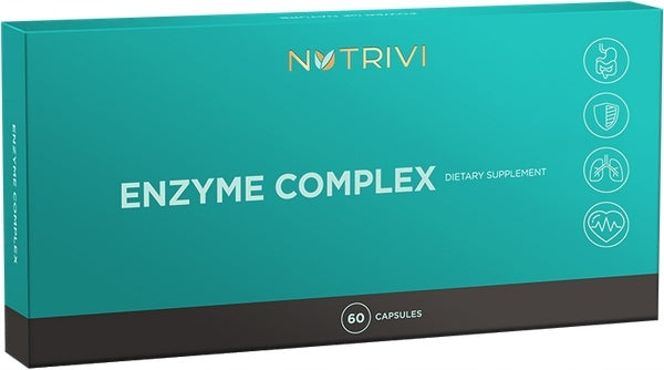 NUTRIVI Enzyme Complex bromelain papain plant enzymes 60 kaps.