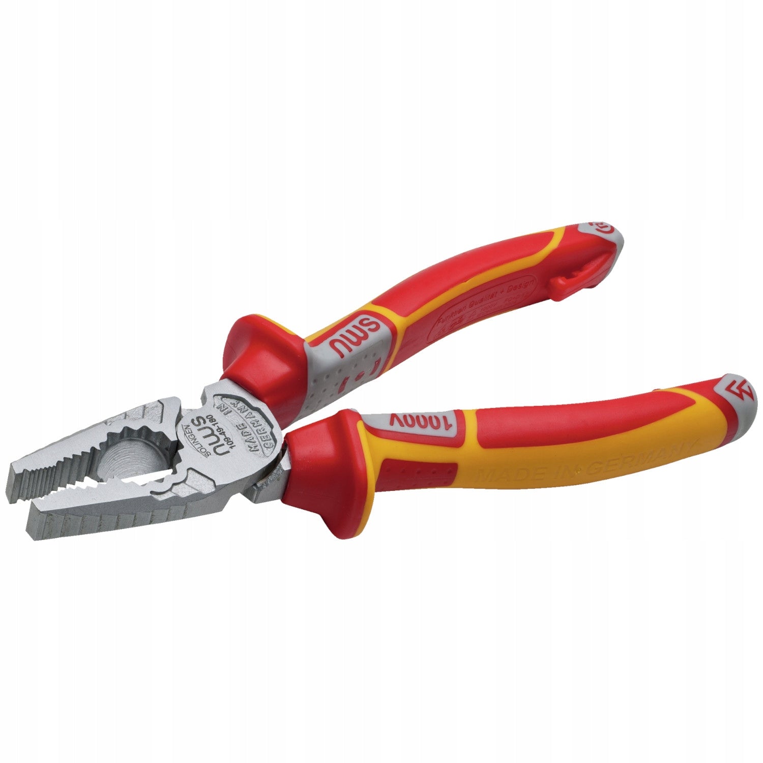 NWS Side Pliers Set 160mm + pliers 180mm + Lanyard VDE 860-25 Manufacturer code NW860-2