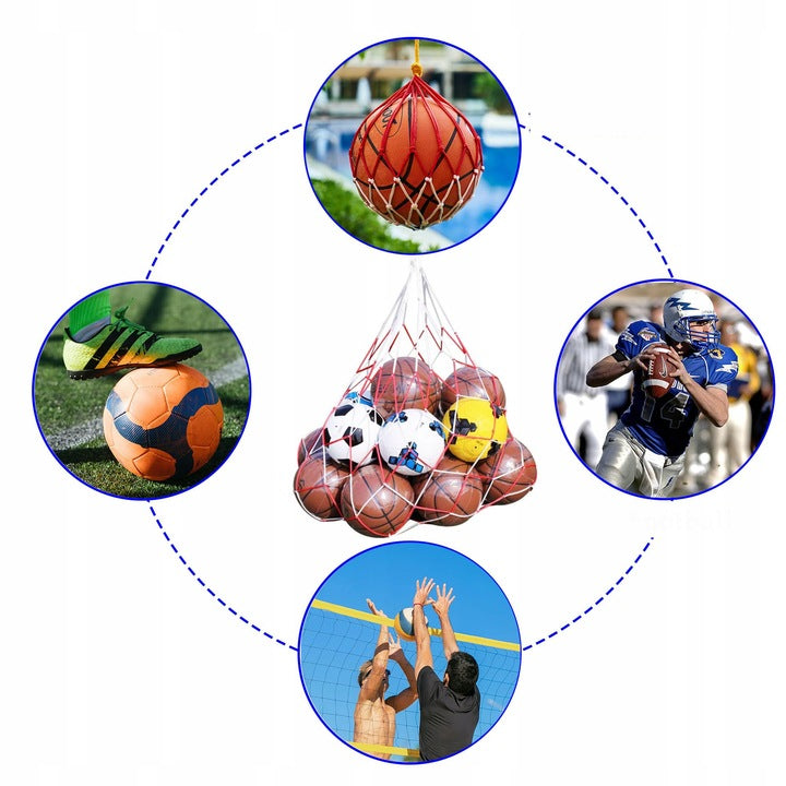 NYLON BALL NET FOR 10-14 BALLS Durable Ball Bag Gift Brand no brand