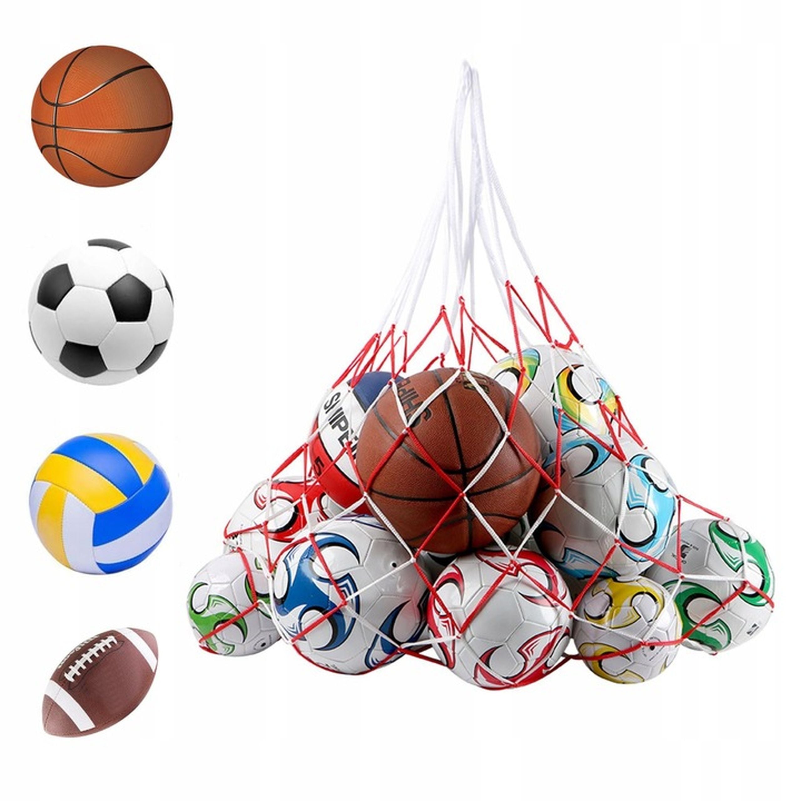 NYLON BALL NET FOR 10-14 BALLS Durable Ball Bag Gift