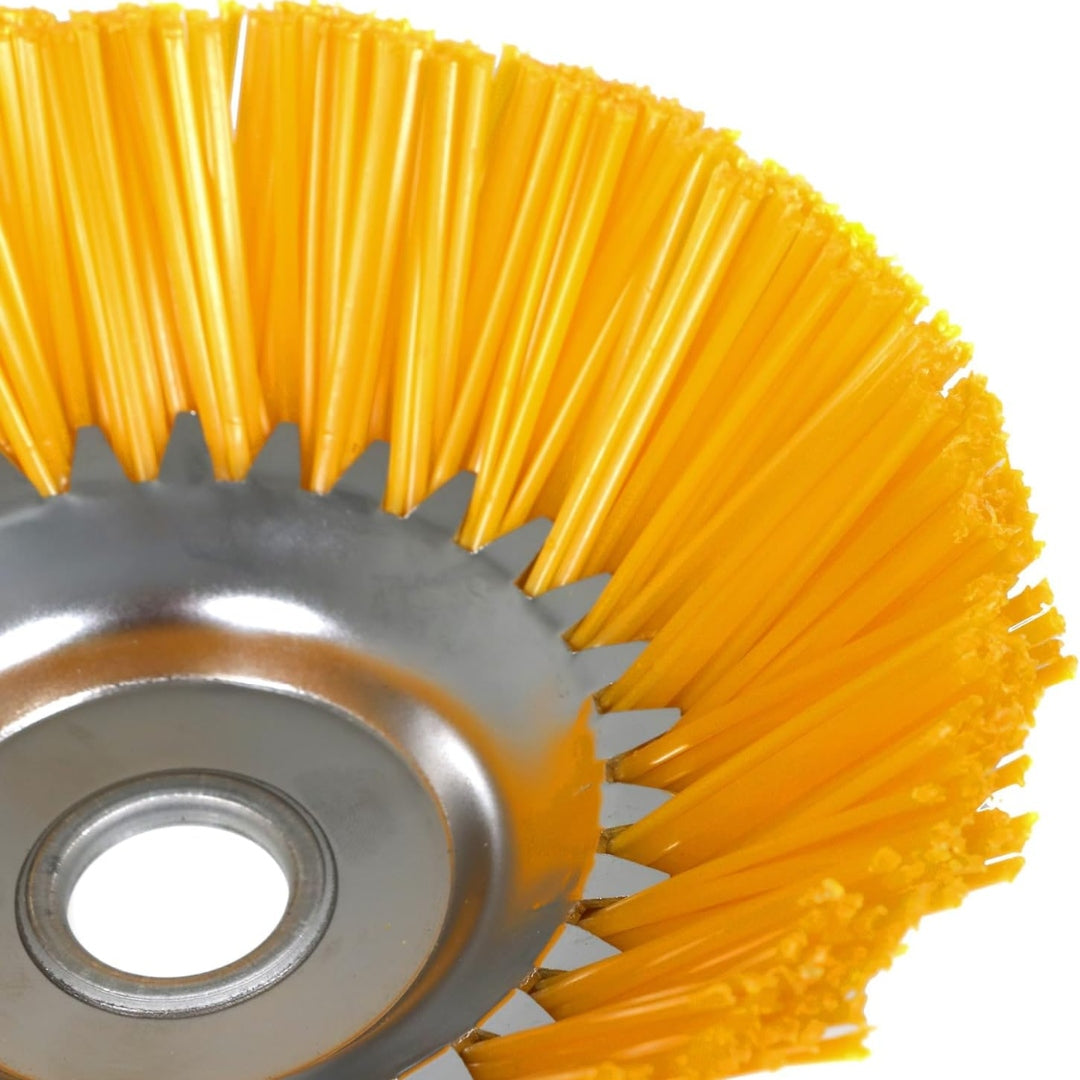 NYLON BRUSH FOR SCYTHE | 8'' | 200MM | FOR MOSS GRASS | CUBE CLEANING Brand Mar-Pol