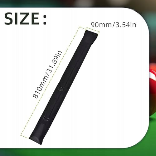 NYLON POOL STICK BAG WITH STRAP FOR BILLIARDISTS 2 PIECES Manufacturer code Producent niezależny