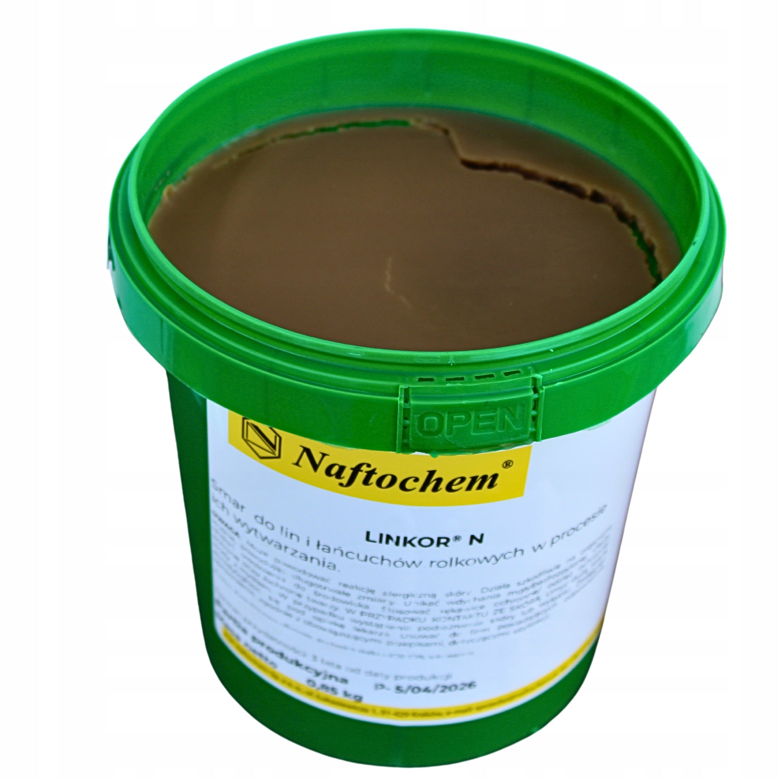 Naftochem Grease for steel ropes and chains Galla Linkor N 0,85 kg Packaging status original