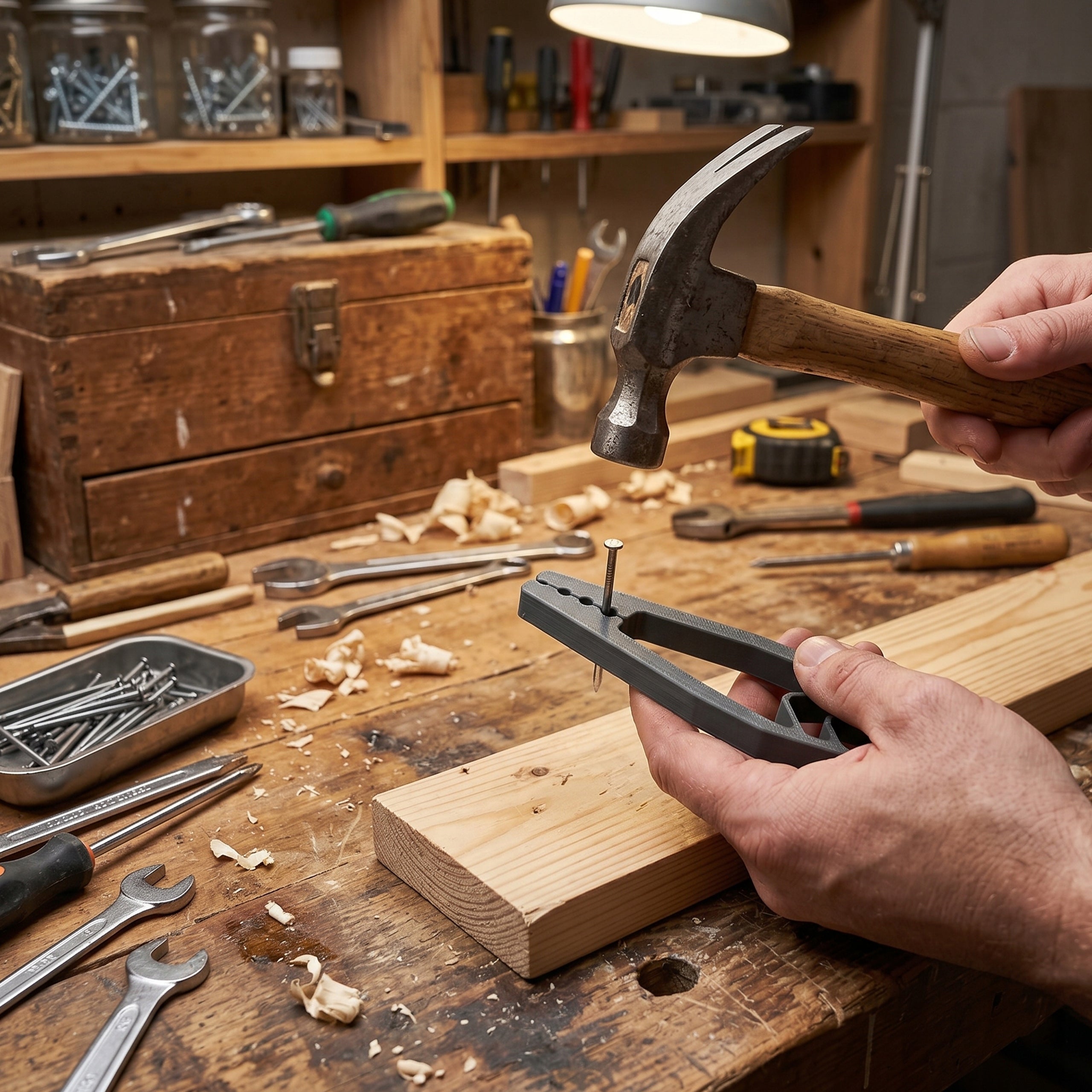 Nail Pliers Holder Nail Stabilizer Packaging status original