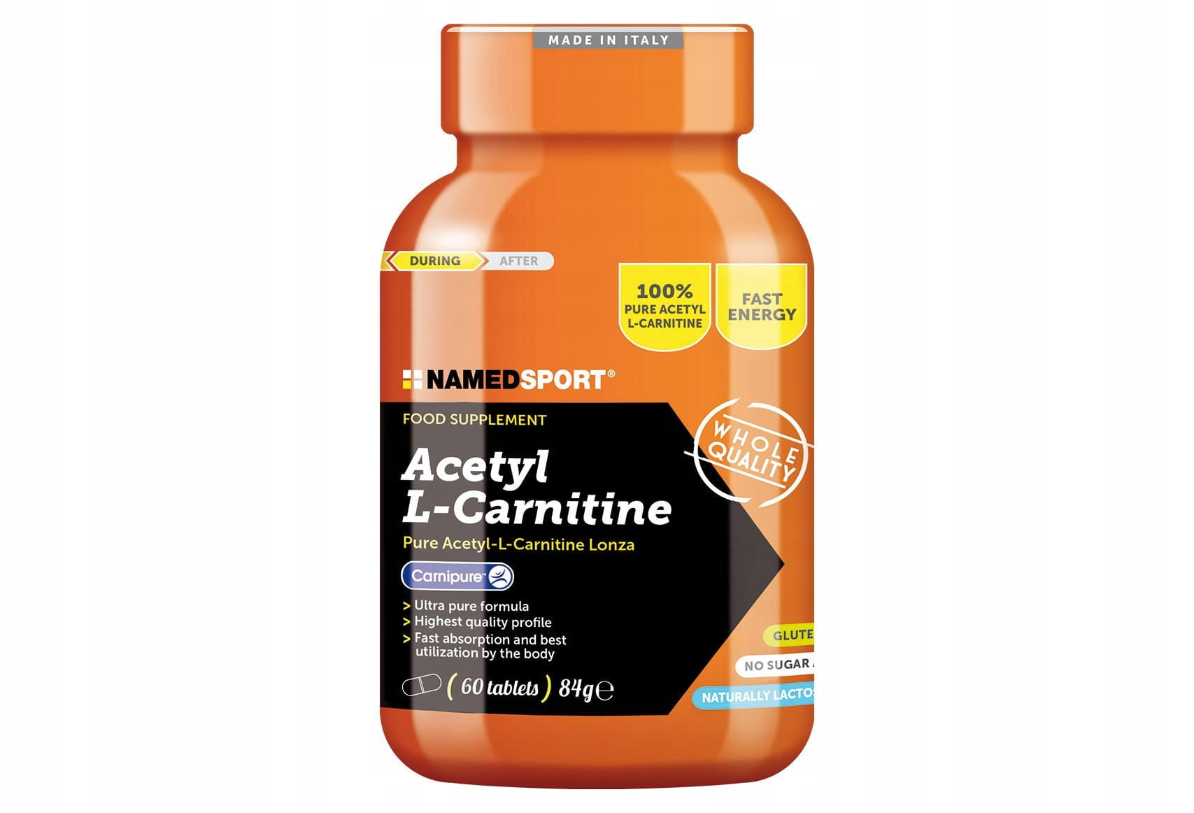 Namedsport Acetyl L-Carnitine 1000 mg Expiration date not specified