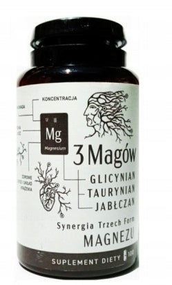 Nanga Three Magicians magnesium glycinate taurate malate 100 capsules
