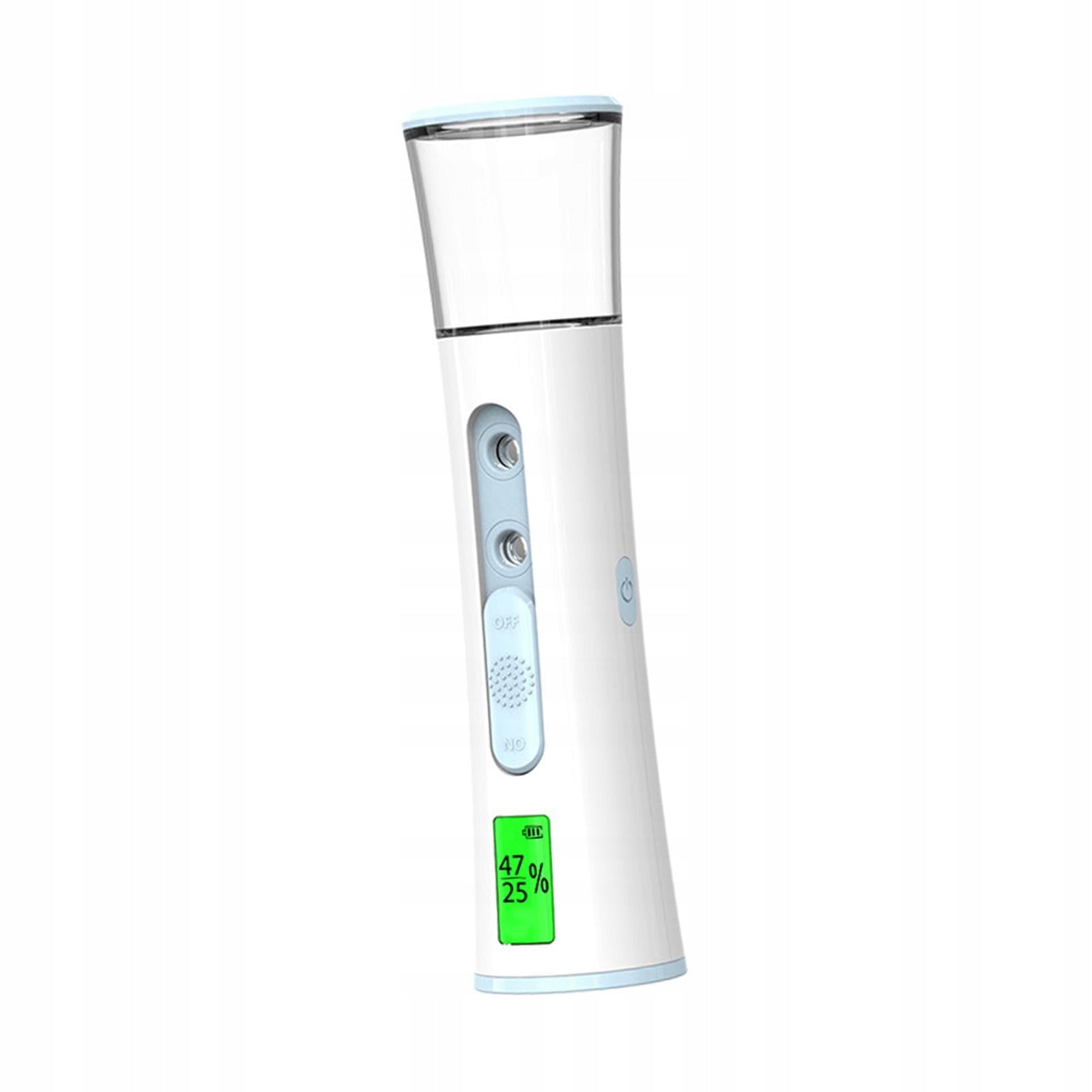 Nano Facial Mist Handheld Mini Face Steamer for Hydrating White Blue