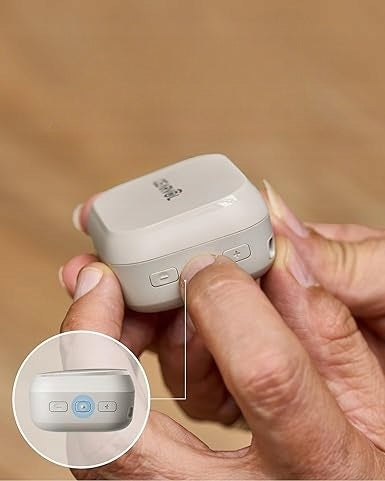 Nano Sound Amplifier with Charging Case 3 Star White Whistleless Modes Medical device no