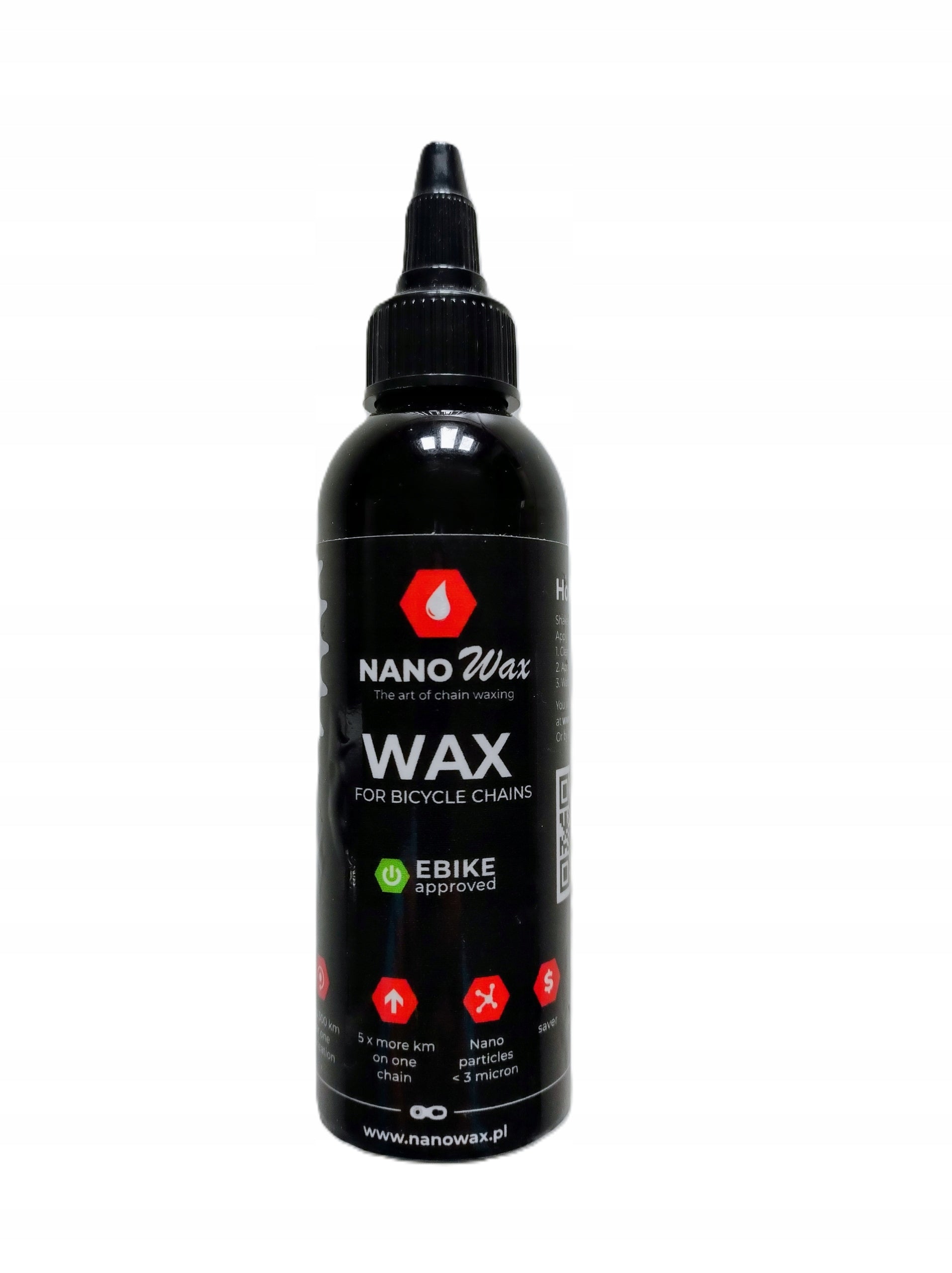 NanoWax liquid wax / bicycle chain grease / drip 150 ml Manufacturer code Nanowax