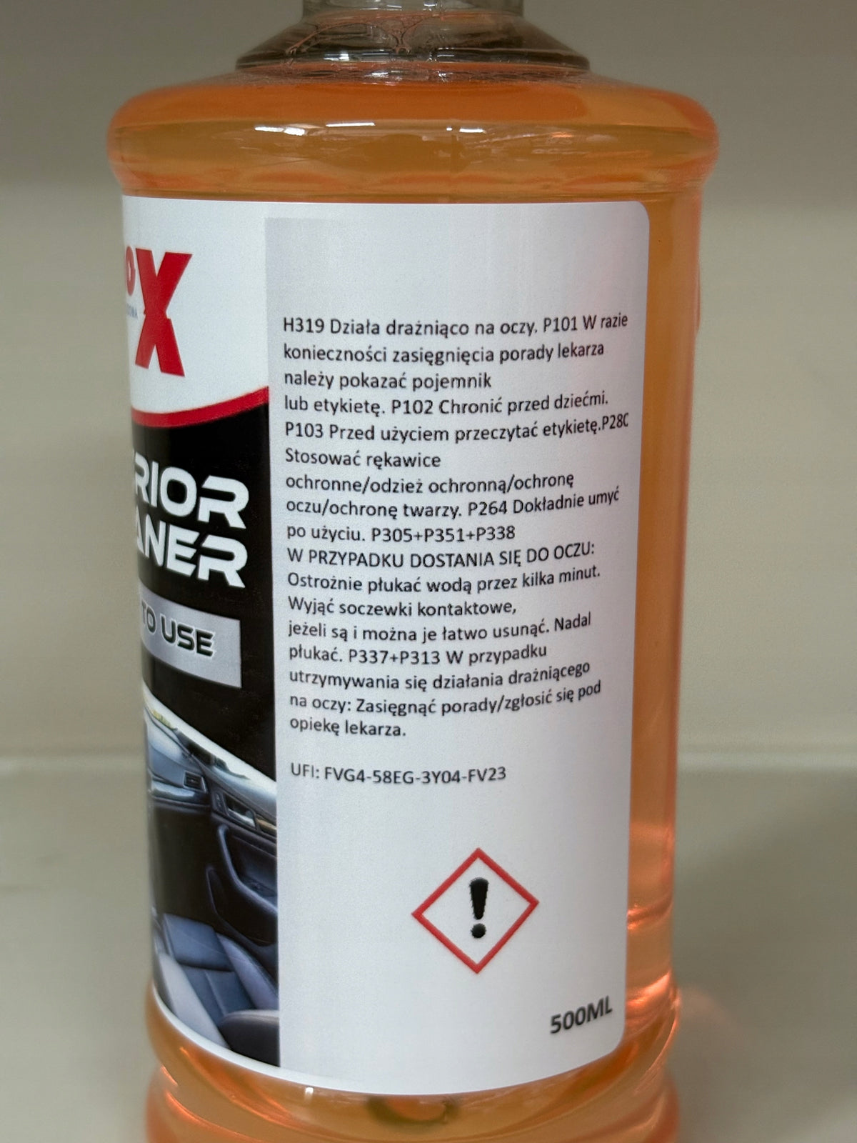 NanoX Interior Cleaner 500 ml - car interior cleaner Manufacturer no brand