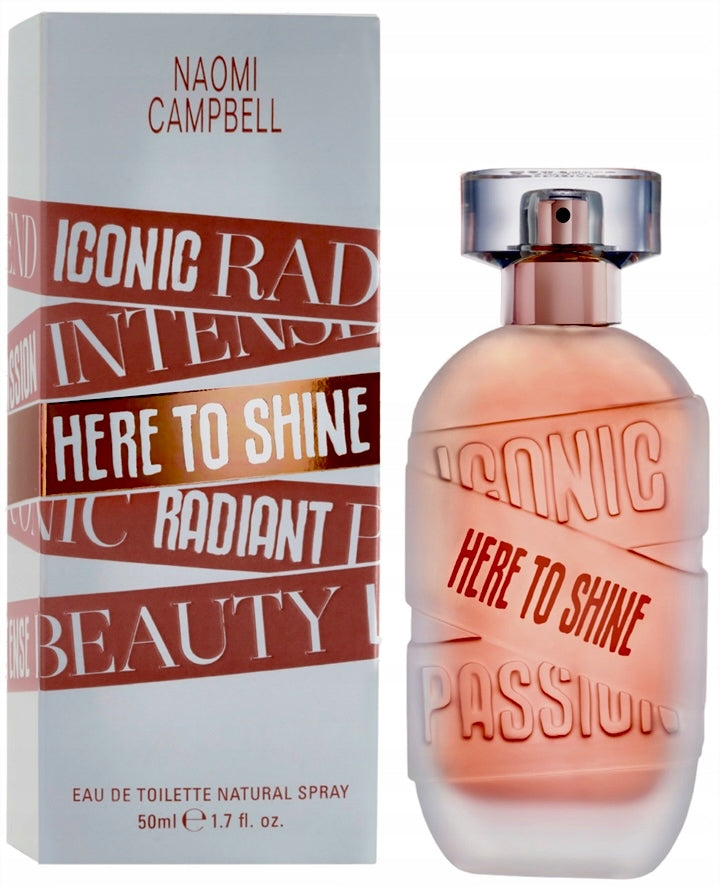 Naomi Campbell Here To Shine Eau de toilette 50ml Packaging status original