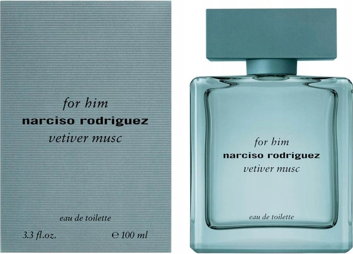 Narciso Rodriguez For Him Vetiver Musc 100ml EDT Eau De Toilette Men's