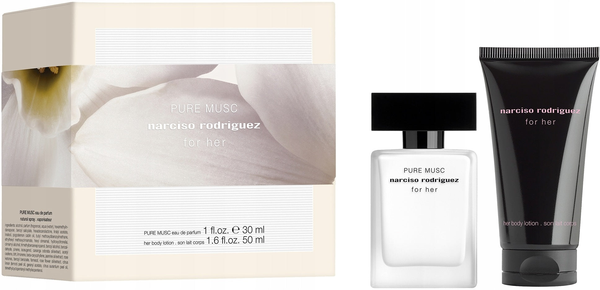 Narciso Rodriguez Pure Musc Set EDP 30 ml + lotion 50 ml ORIGINAL