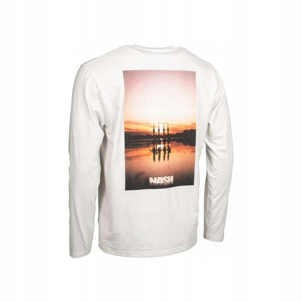 Nash Make It Happen Sunset Long Sleeve T-shirt Ecru S T-shirt Color beige