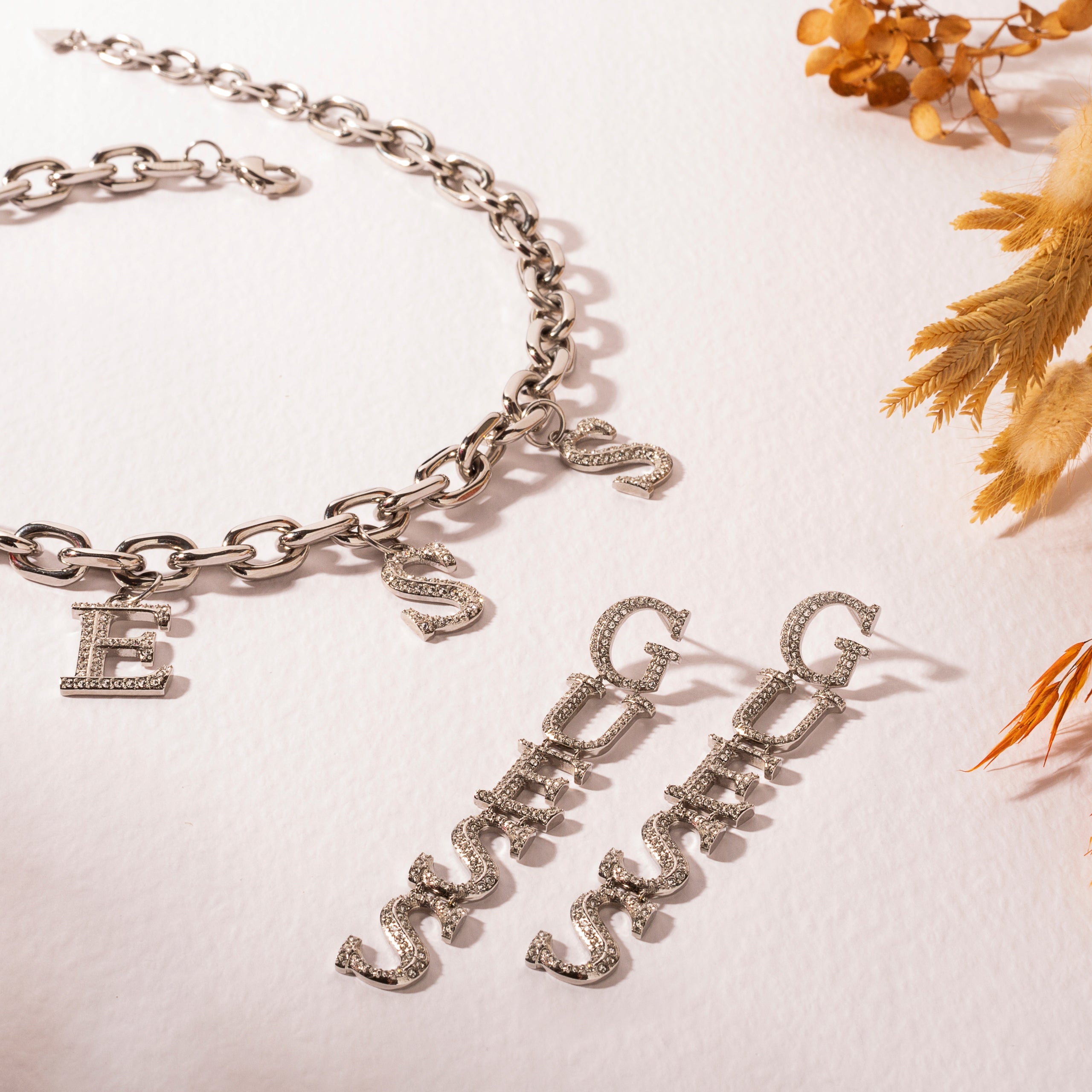 Halskette für Damen Guess JUBN03035JWRHT