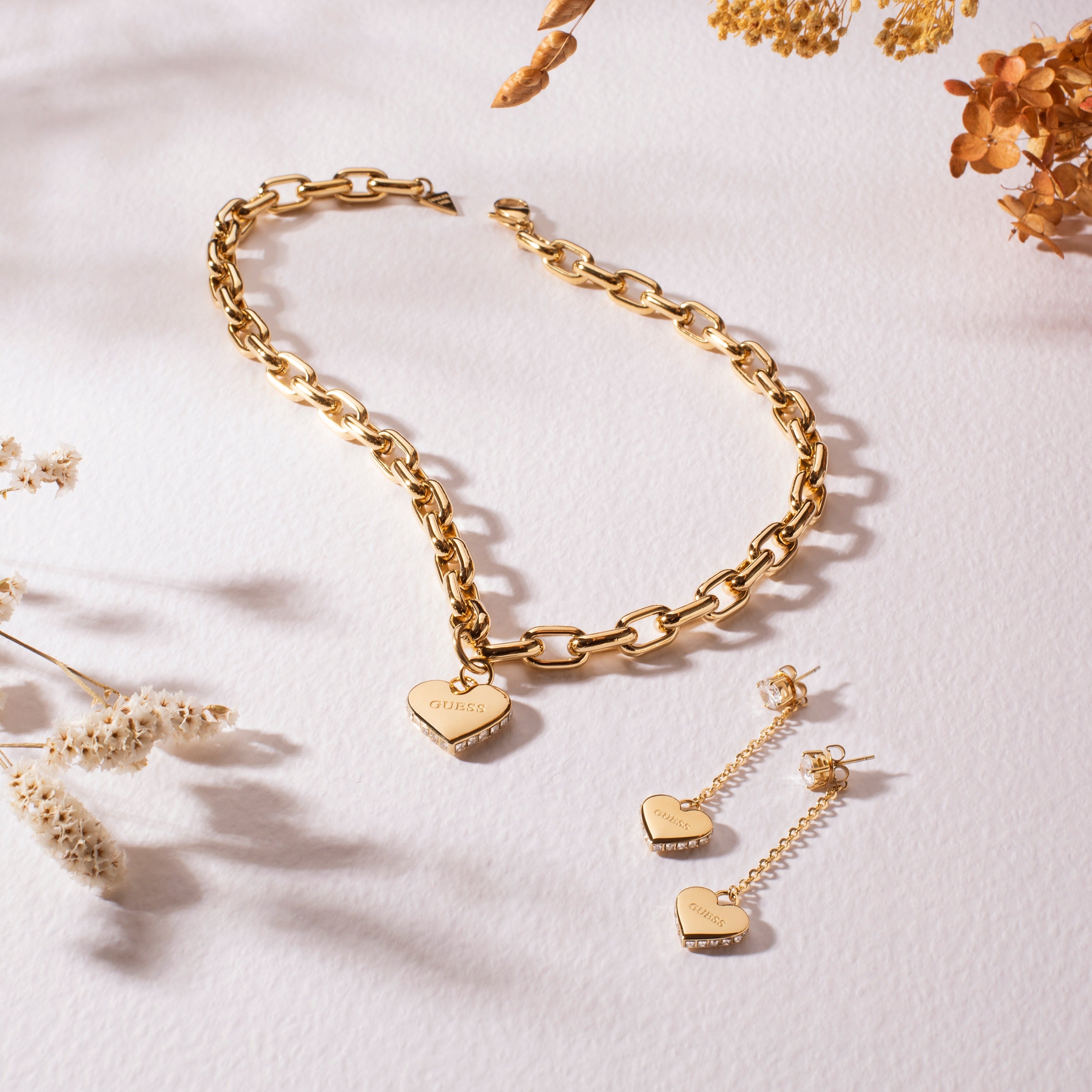 Halskette für Damen Guess JUBN03035JWRHT