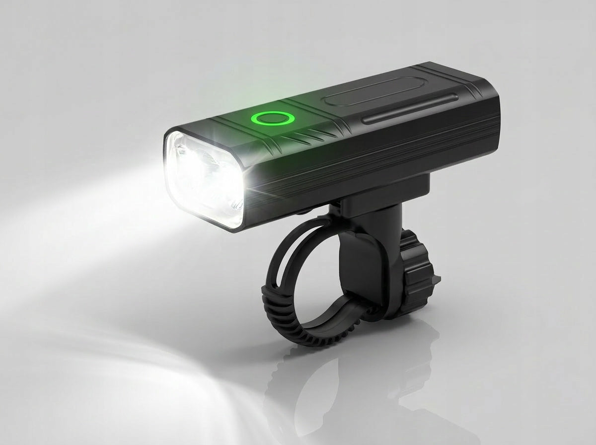 NatFire P30 ALUMINUM Front Bike Light – Powerful Power and Durability
