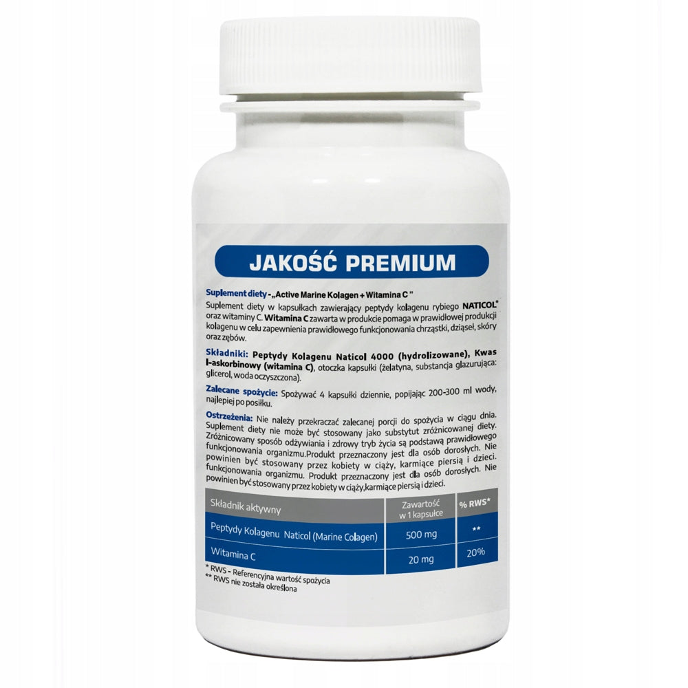 Naticol 4000 (Activ Marine) + VITAMIN C Joints and bones Brand MedFuture
