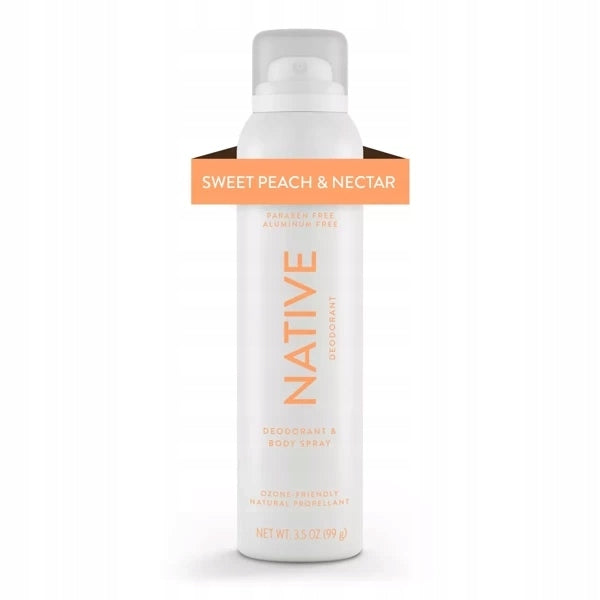 Native Sweet Peach & Nectar 99 g Deodorant Spray for Women EAN (GTIN) 812154036688