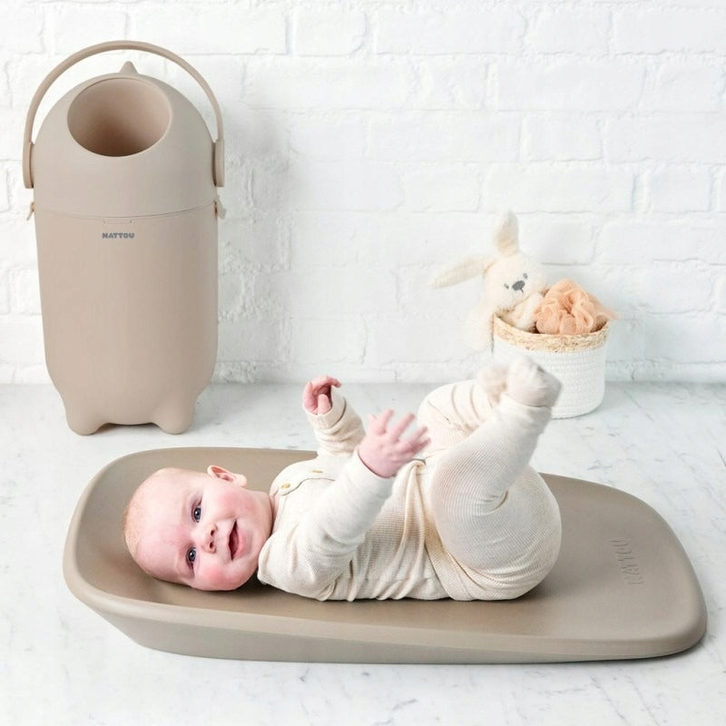 Nattou Softy Taupe – Soft changing table Length 70 cm