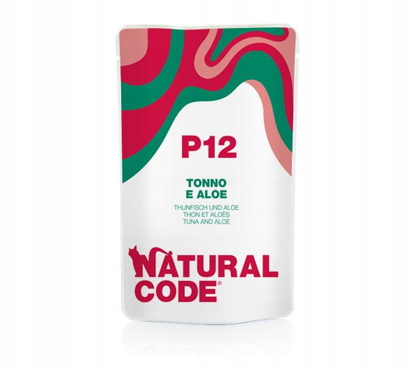 Natural Code Cat - P12 tuna, aloe sachet 70g