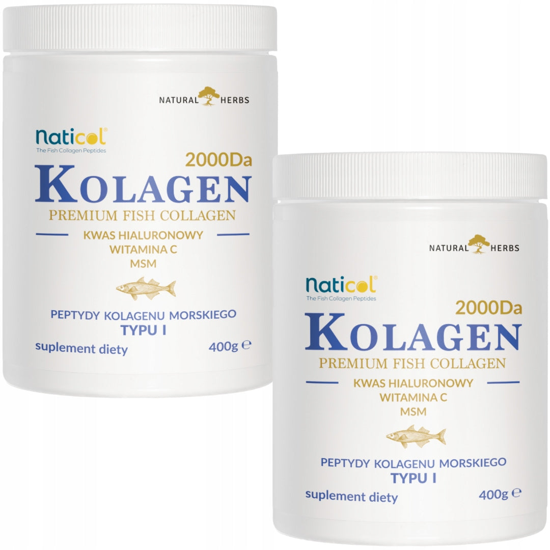 Natural Collagen PREMIUM Colagen Supports Skin Joints HA MSM WIT C 800 g