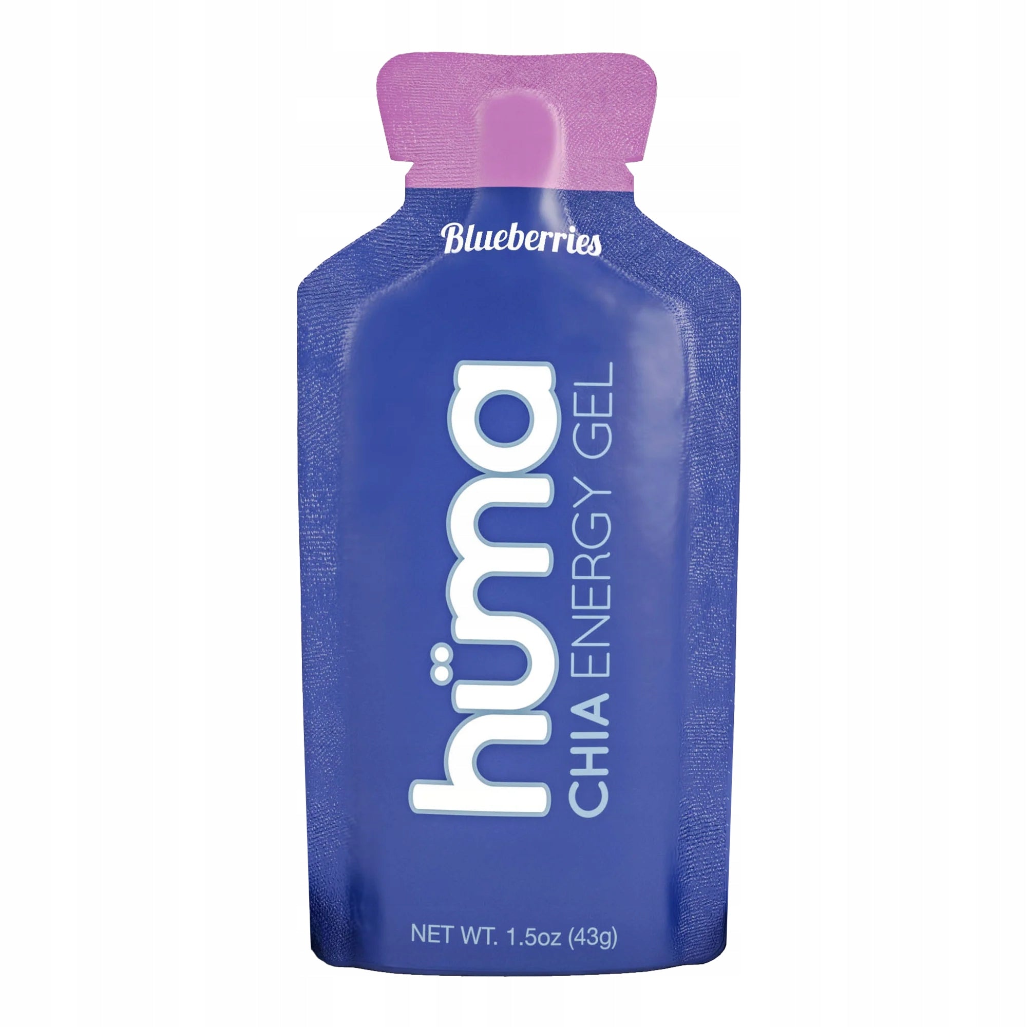 Natural Energy Gel Sachet Huma Chia Energy Gel Blueberry 43 g Expiration date at least 1 year from the date of purchase