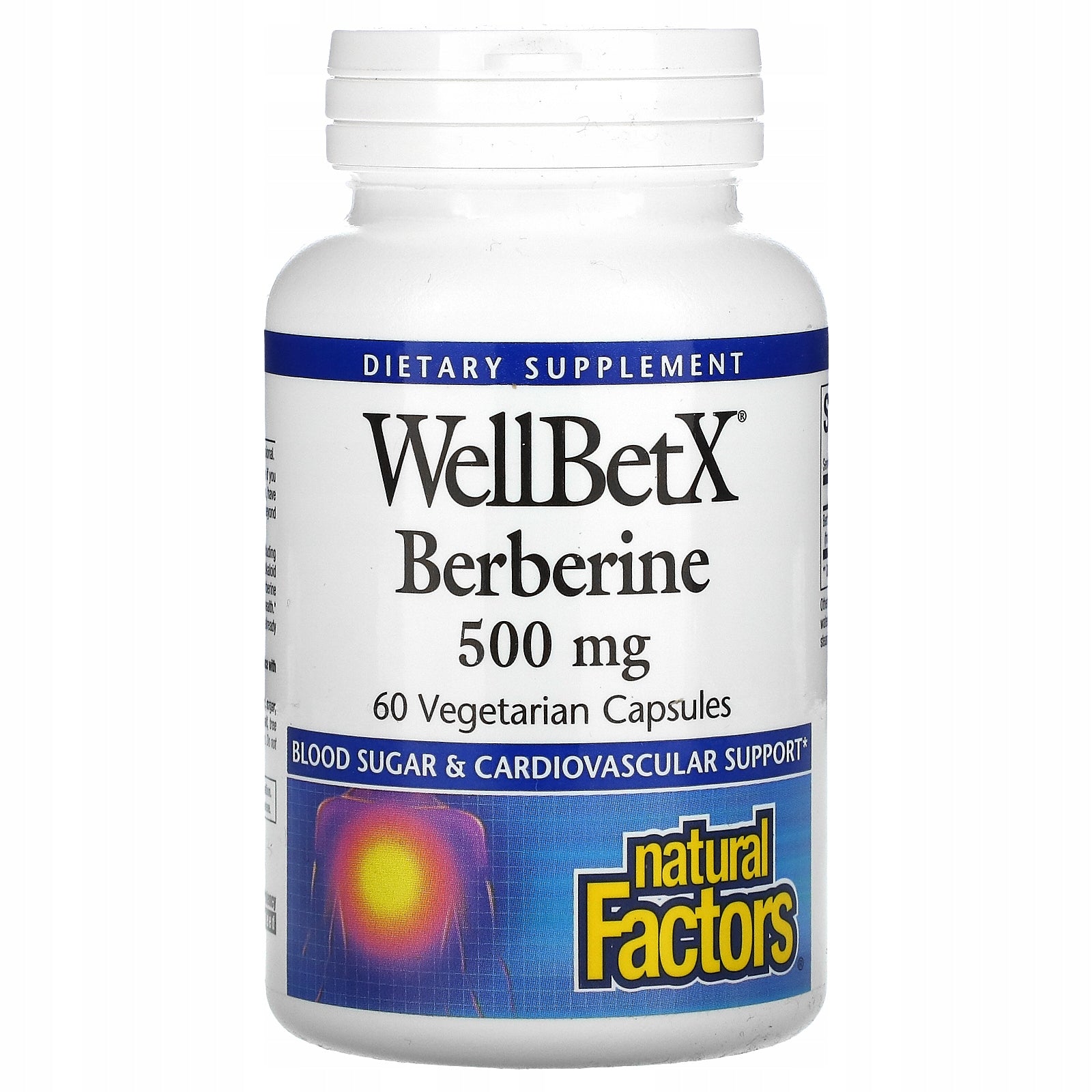 Natural Factors - Berberine / Berberine HCl (hydrochloride) 500 mg | 60caps Expiration date not specified