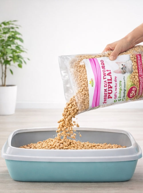 Natural Pellet Litter 15kg CERTIFIED Mulch for Cat Rabbit Dog Eco Kind litter