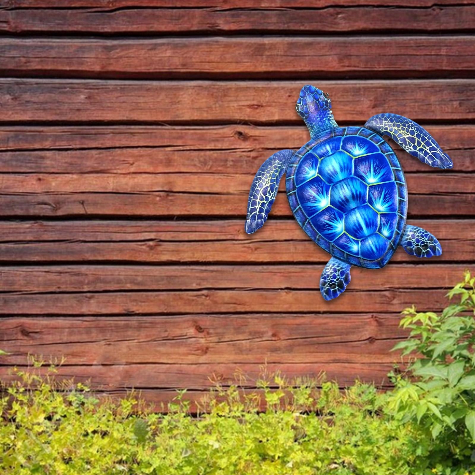 Natural Style Metal Wall Decor Animal Bleu Type sculpture (figure)