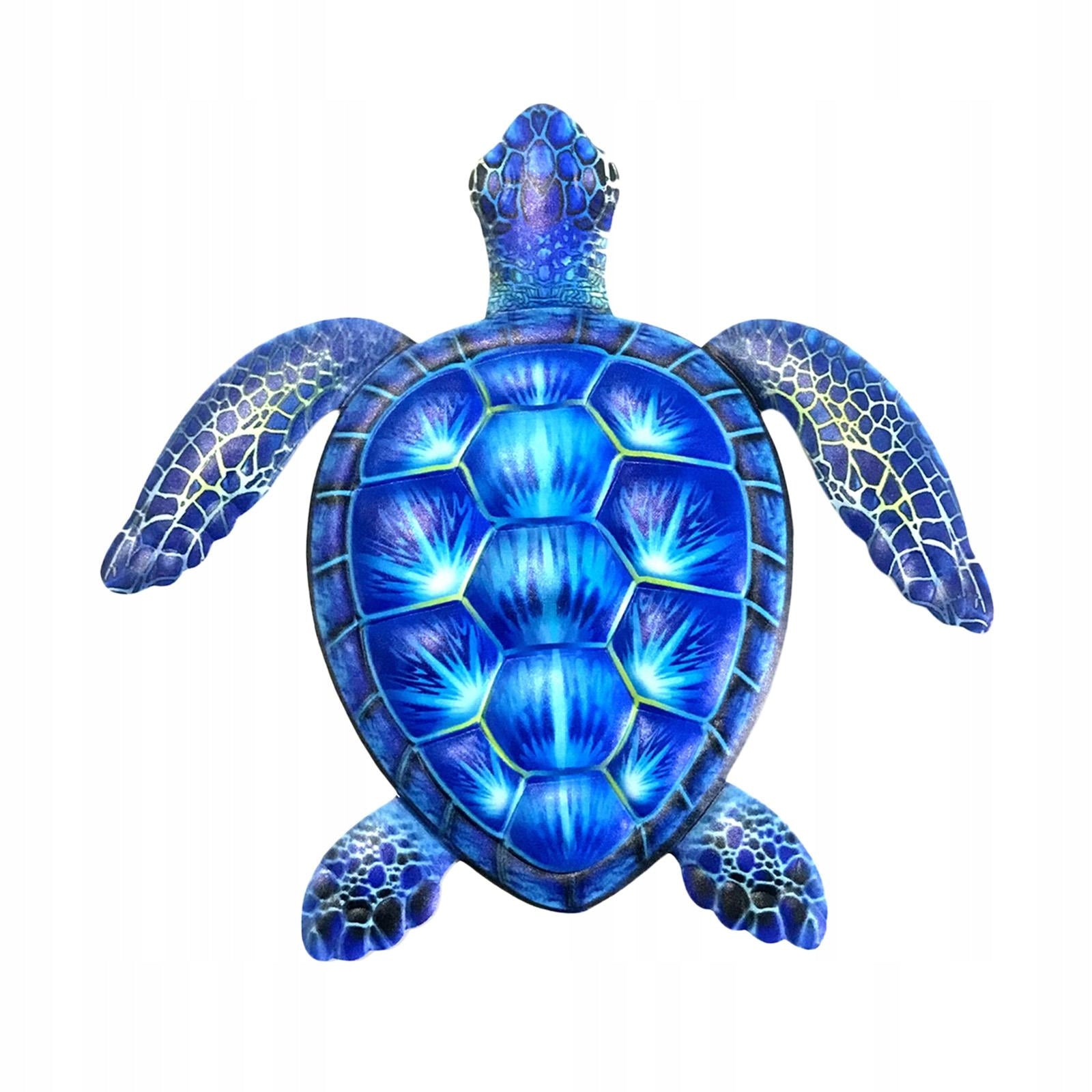 Natural Style Metal Wall Decor Animal Bleu