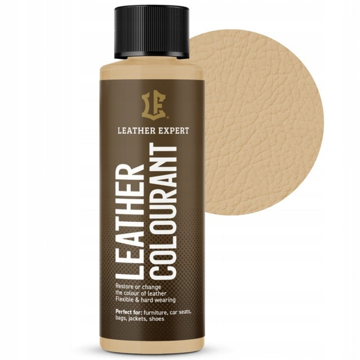 Natural and eco beige leather paint (beige 201) 50 ml Leather Expert