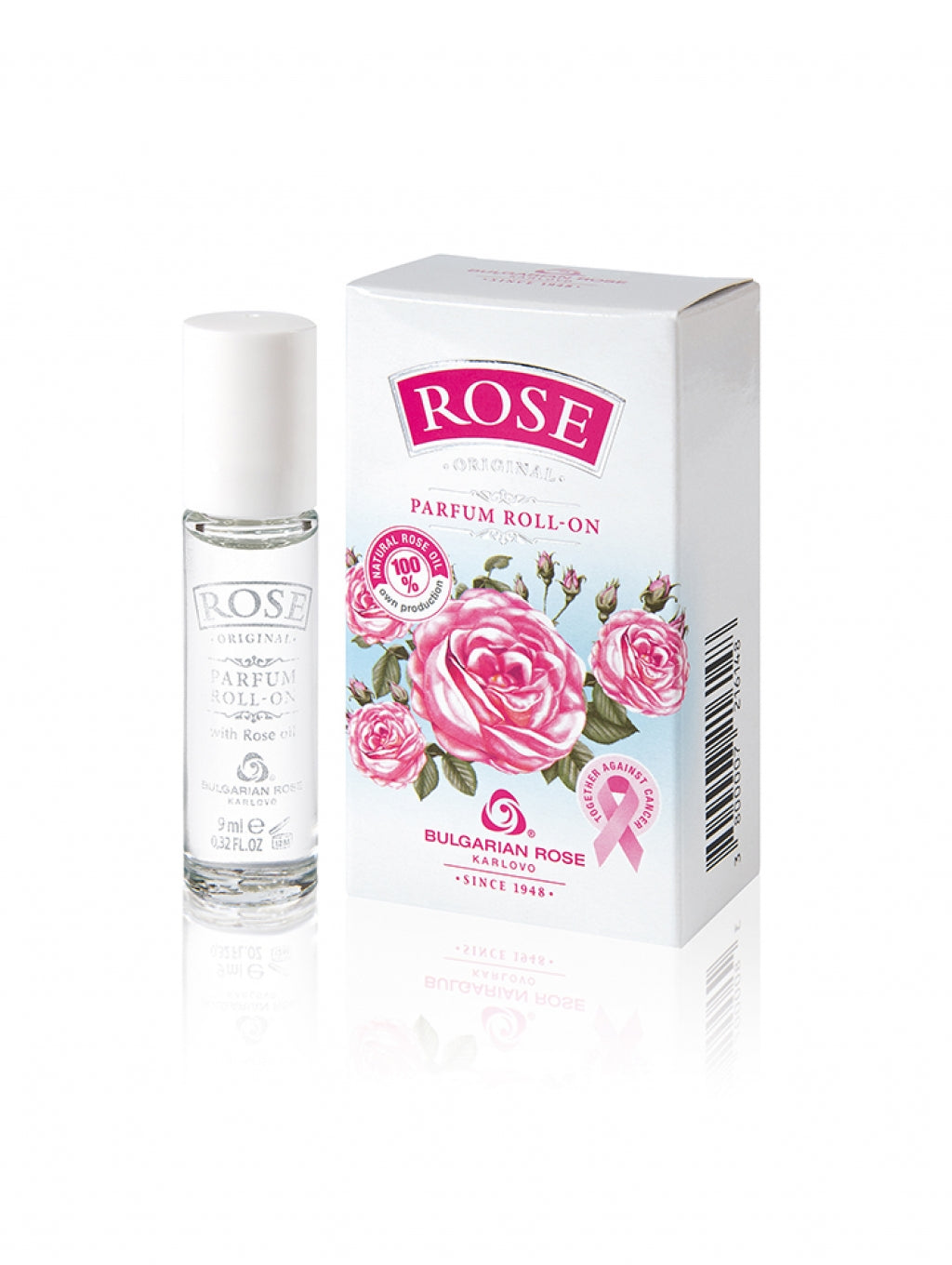 Natural perfume with rose oil Women's roll On Bulgarian Rose 9 ml