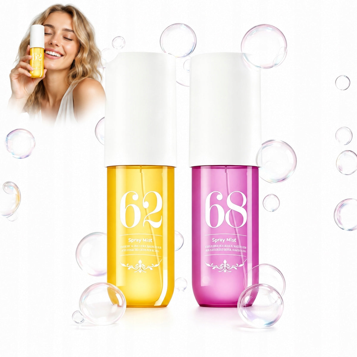 Natural scented MIST SET 62 68 MIST 2 x 90ml NEW