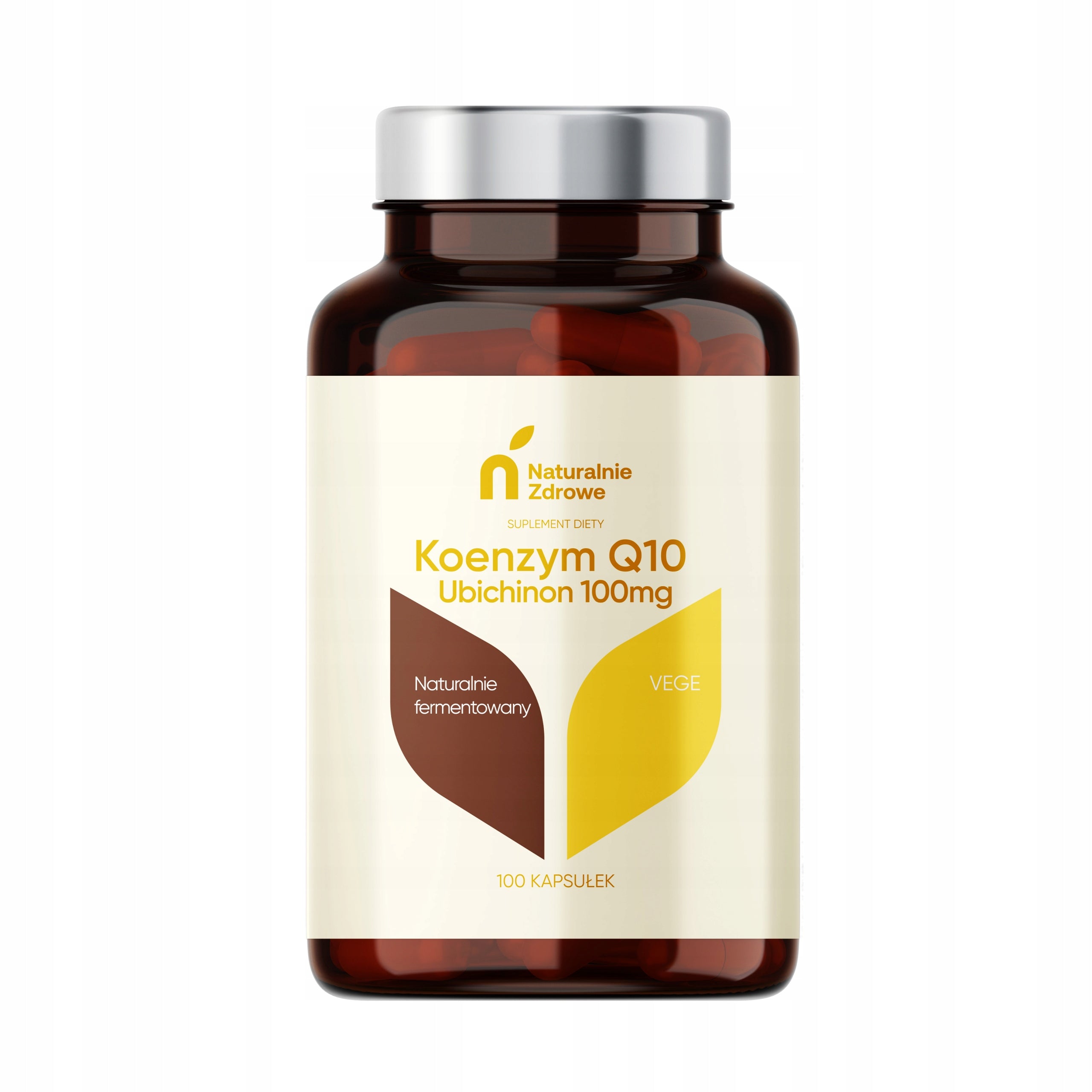 Naturalnie Zdrowe Coenzyme Q10 Ubiquinone Energy Circulation Heart 100mg 100pcs