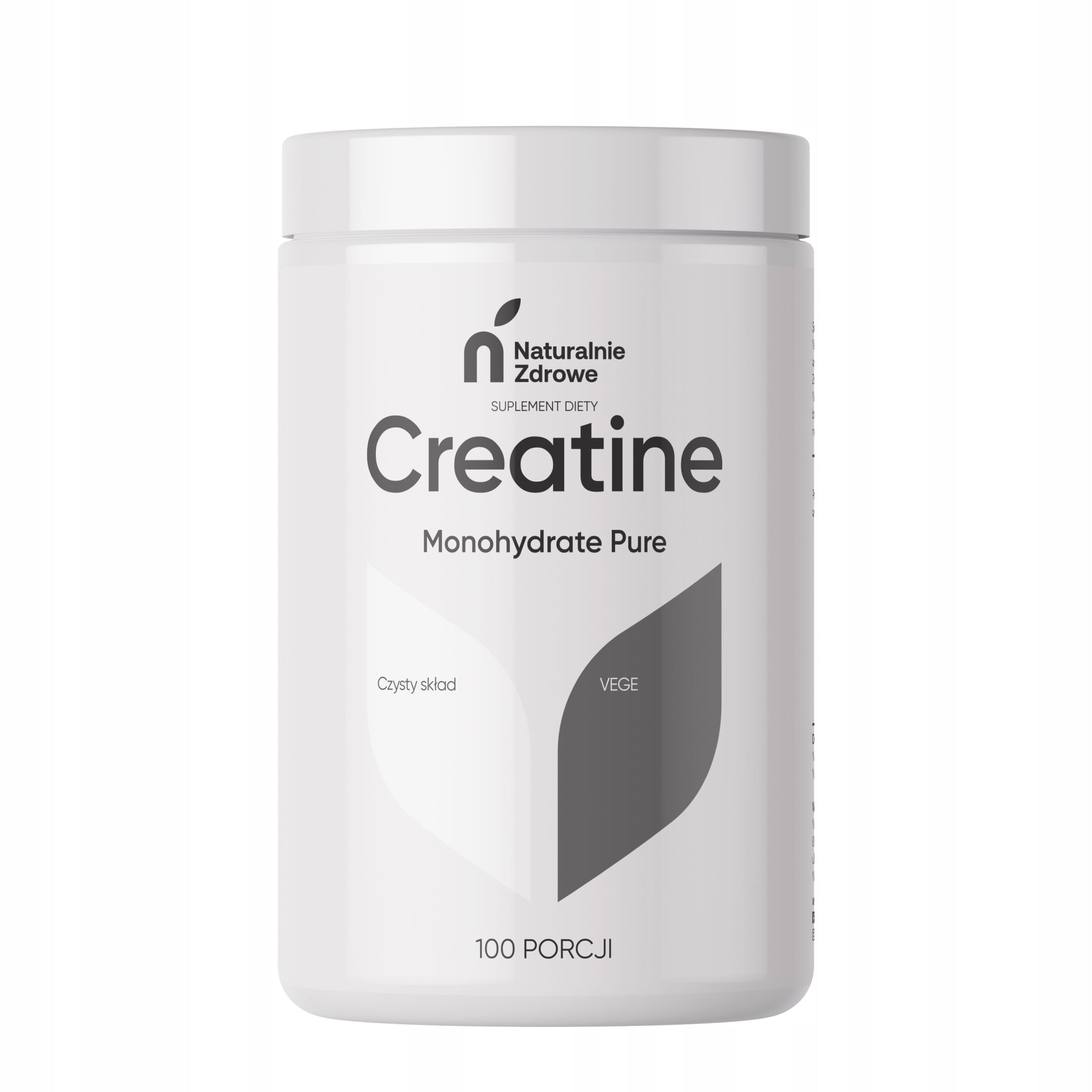 Naturalnie Zdrowe Creatine Monohydrate Pure Natural Creatine 500g