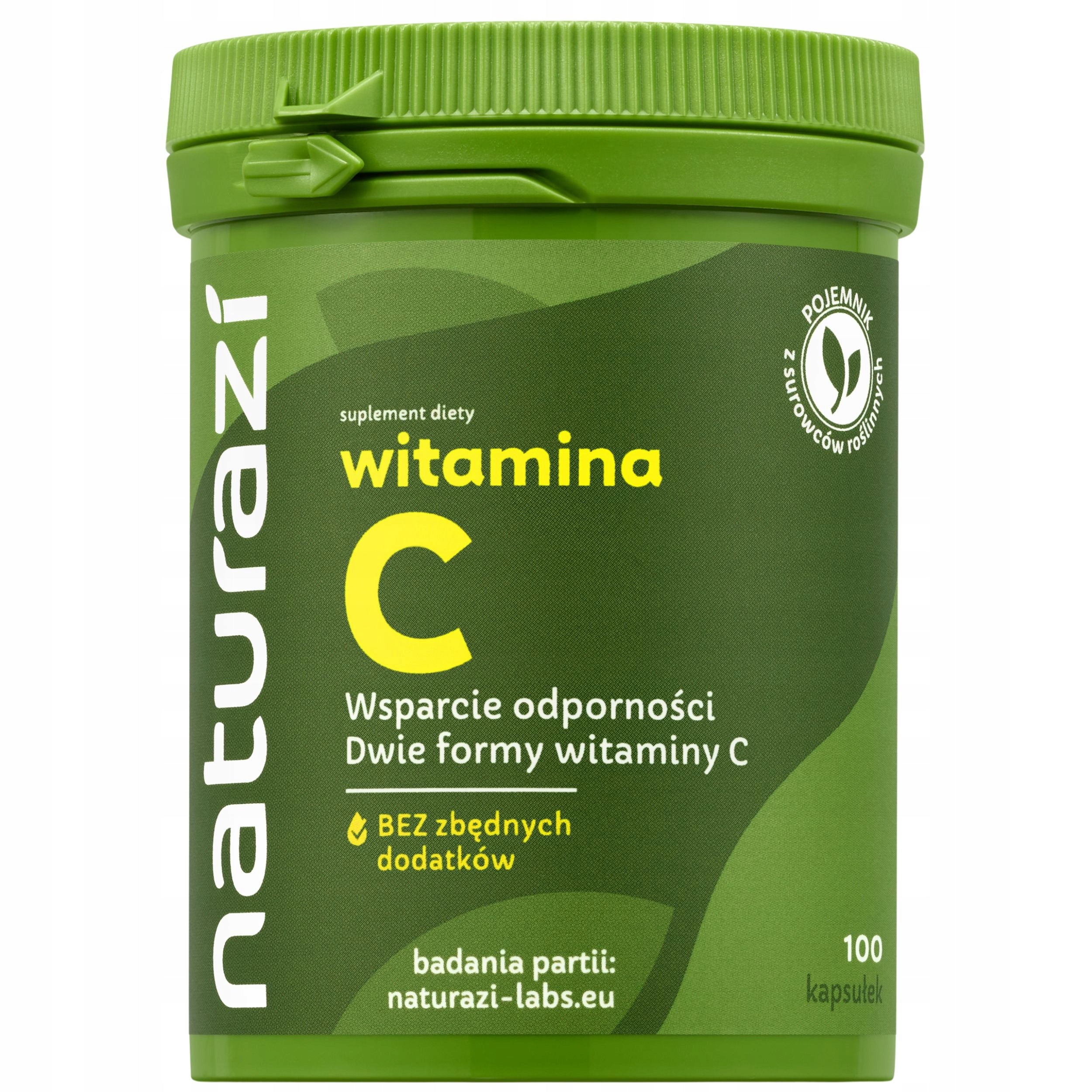 Naturazi Vitamin C buffered - 100 capsules - TESTS CONTENTS