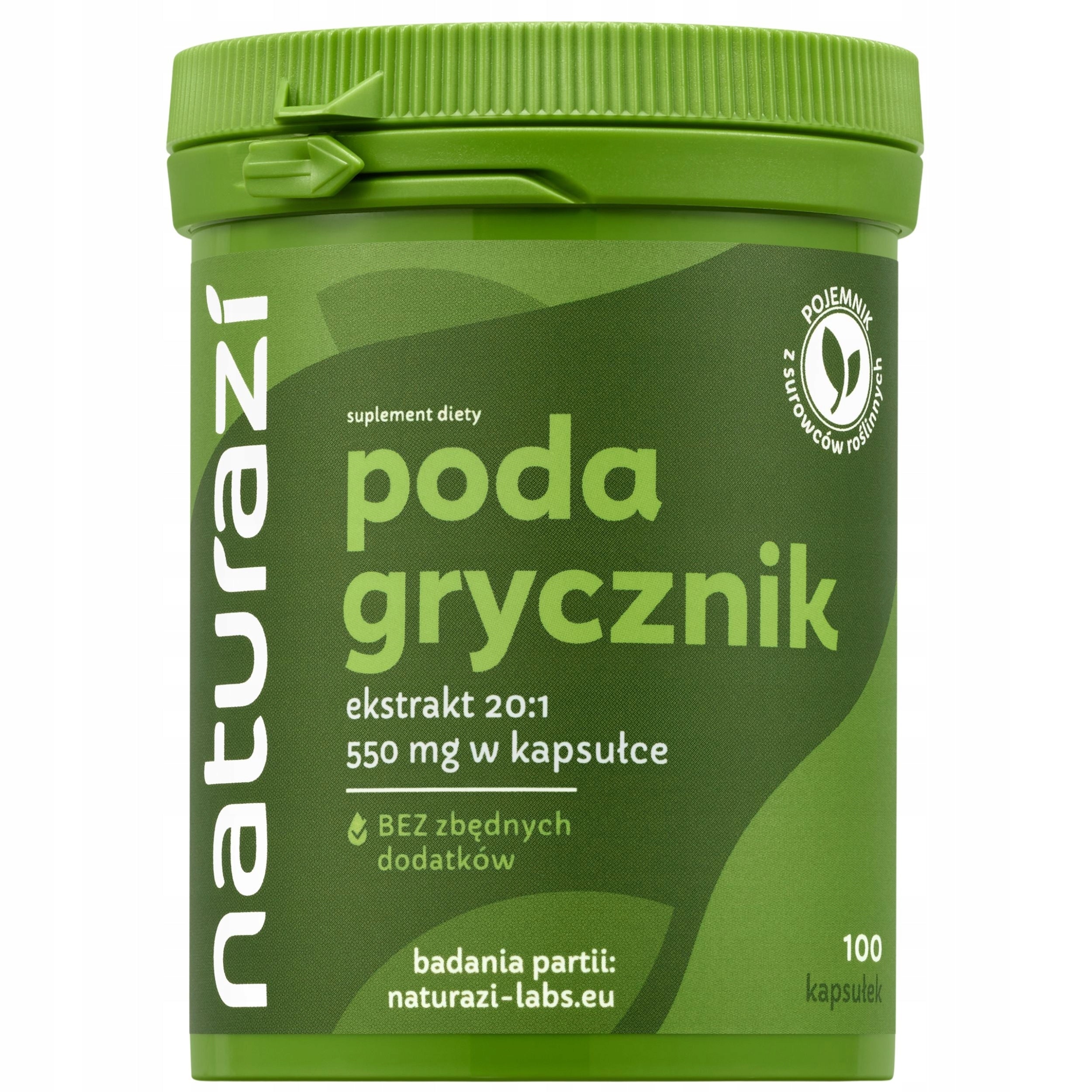 Naturazi gout 20:1 550 mg - 100 capsules - gout