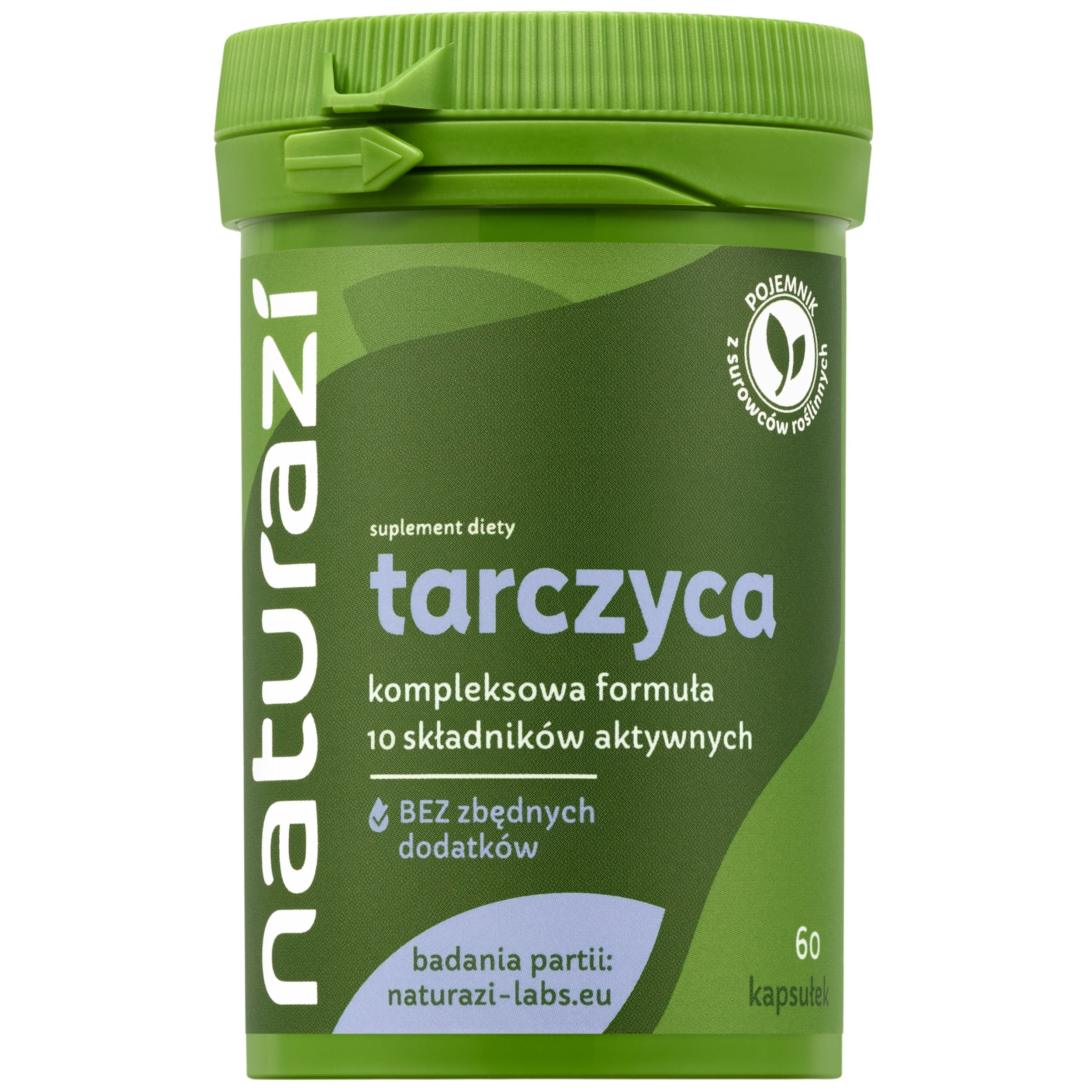 Naturazi thyroid - 60 capsules - thyroid support iodine selenium