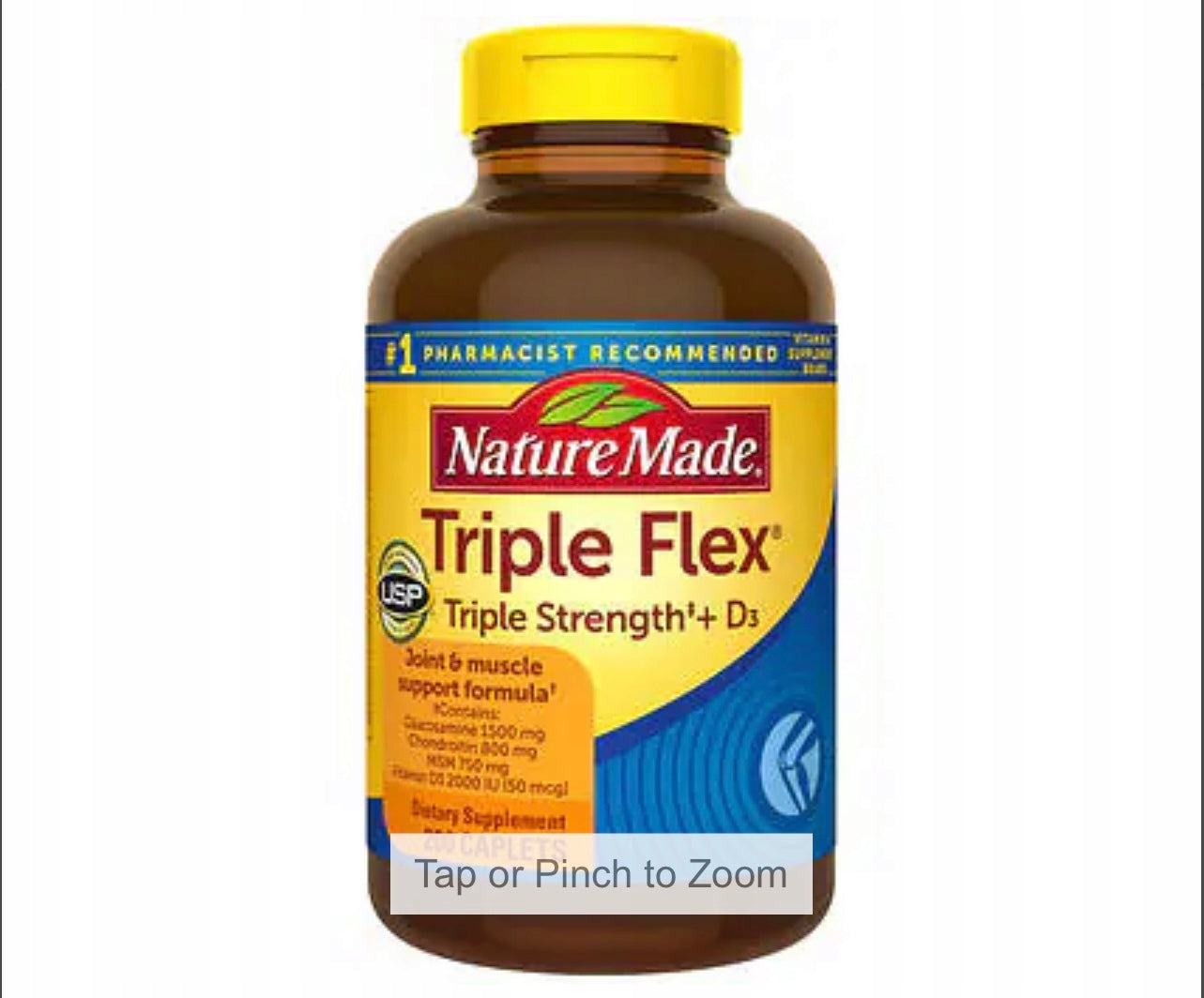 Nature Made Triple Flex Strength z D3 200 szt usa