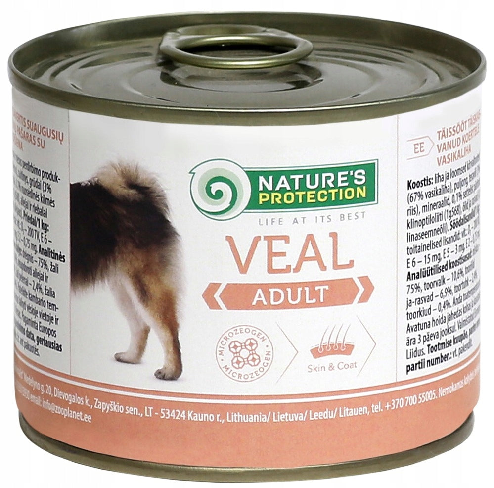 Nature's Protection Adult Dog Veal 200g