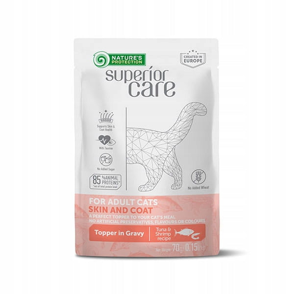 Nature's Skin&Coat Adult Cat Tuna Shrimp 70g sash
