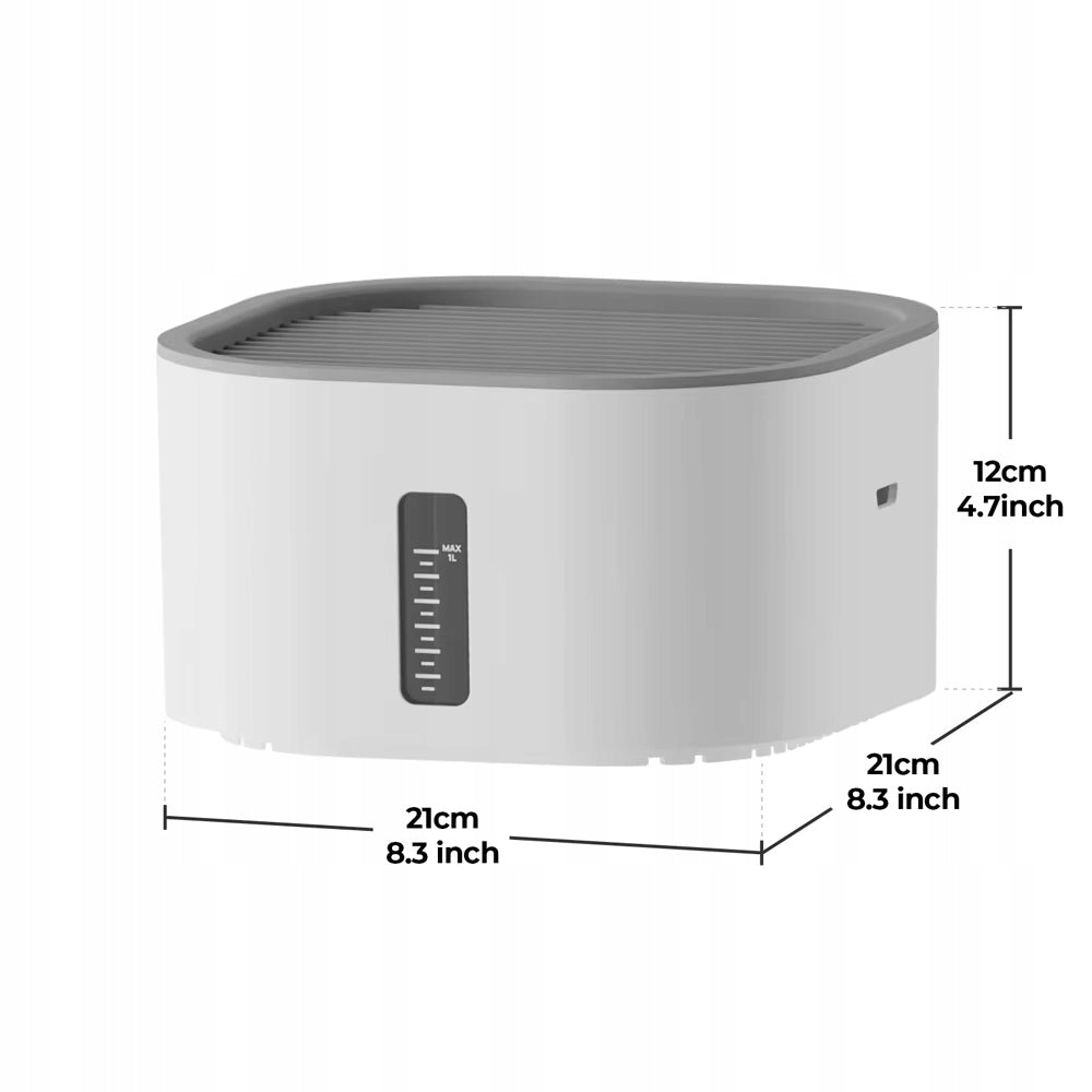 Nawilżacz ewaporacyjny ROJNY z oczyszczaczem HEPA 400 ml/h 60 m² Dominant color white