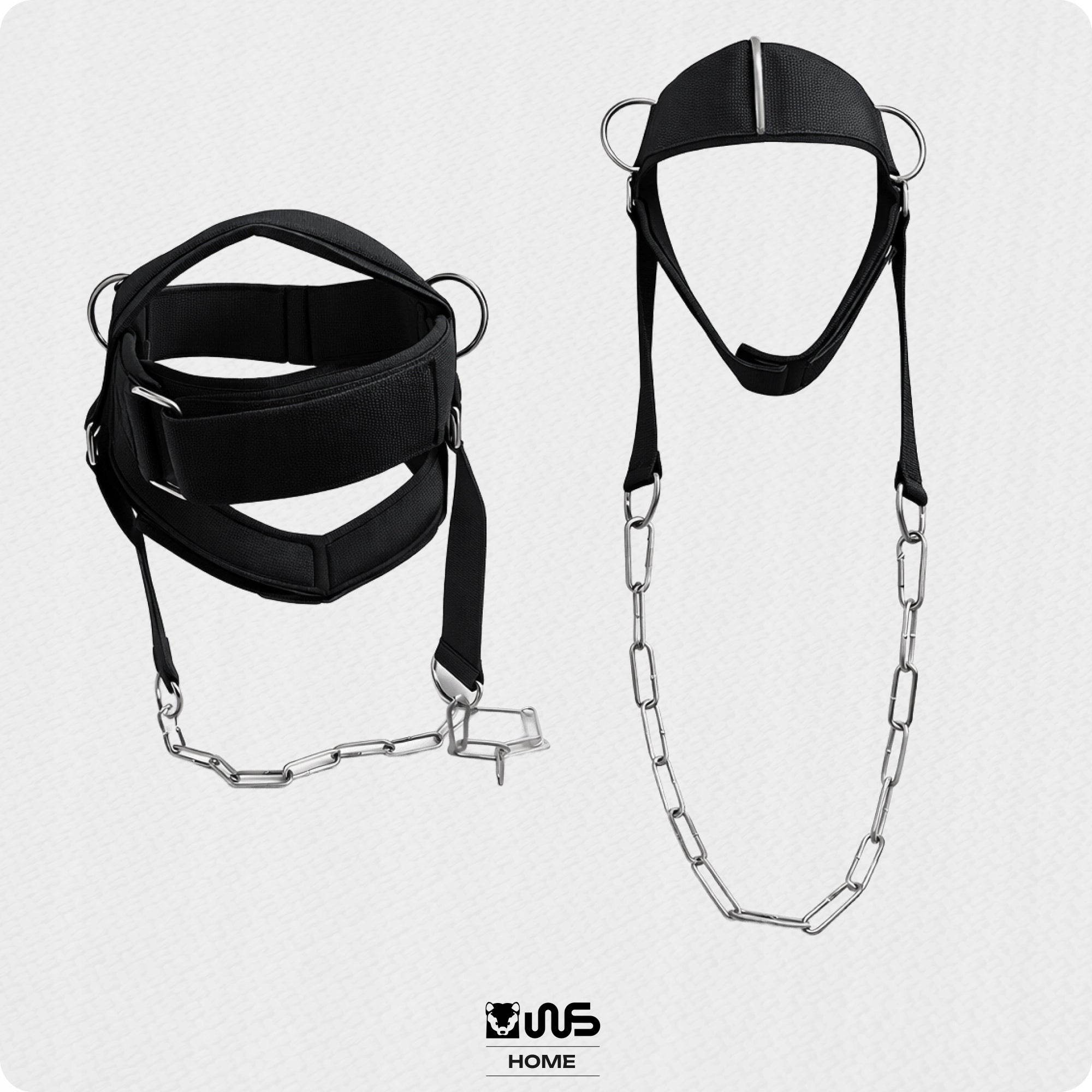 Neck Belt Exercise Muscles Nose Crown Harness Fitness Strengthening Training Manufacturer code uprząż treningowa karku łańcuch kulturystyka
